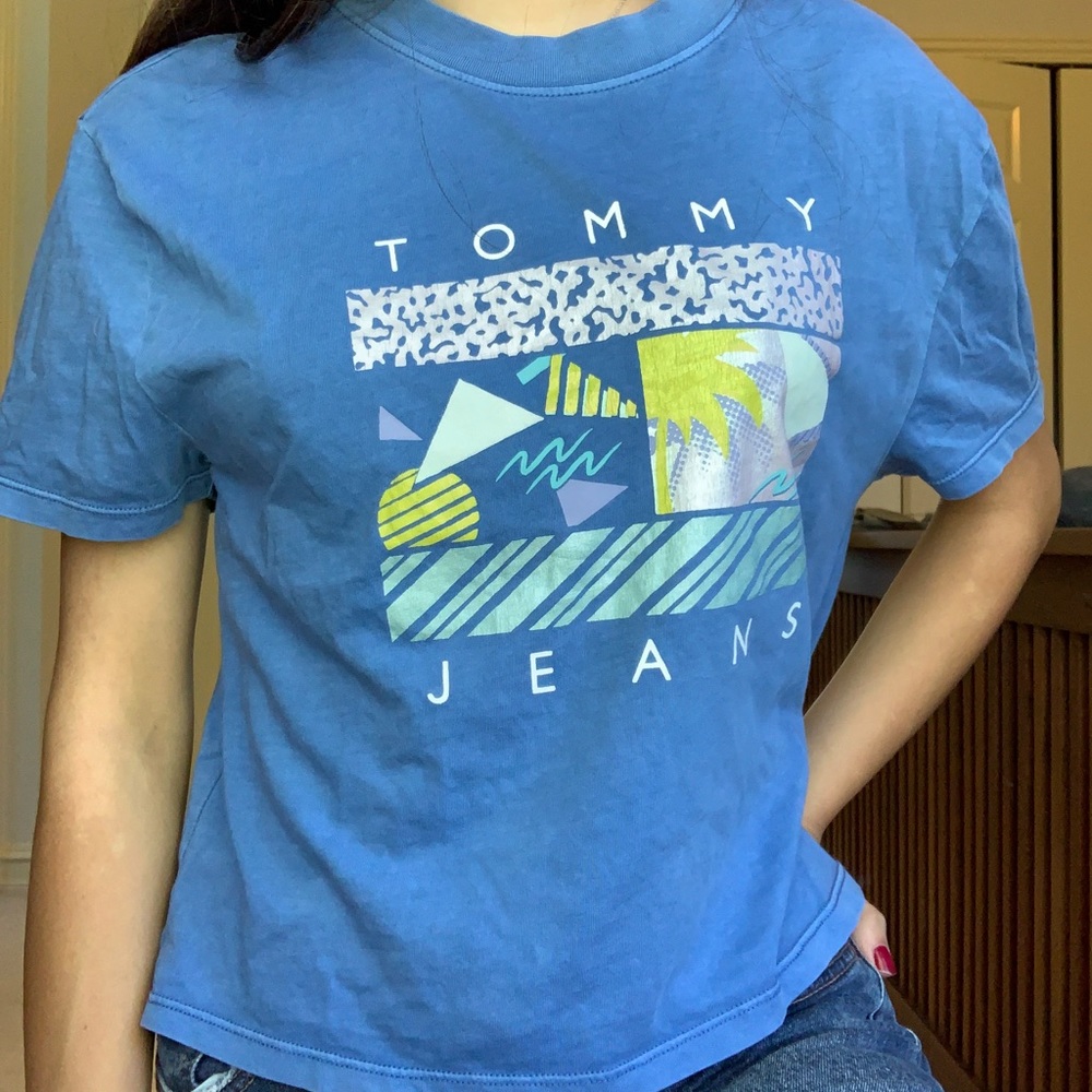 Tommy Hilfiger jeans graphic cropped to